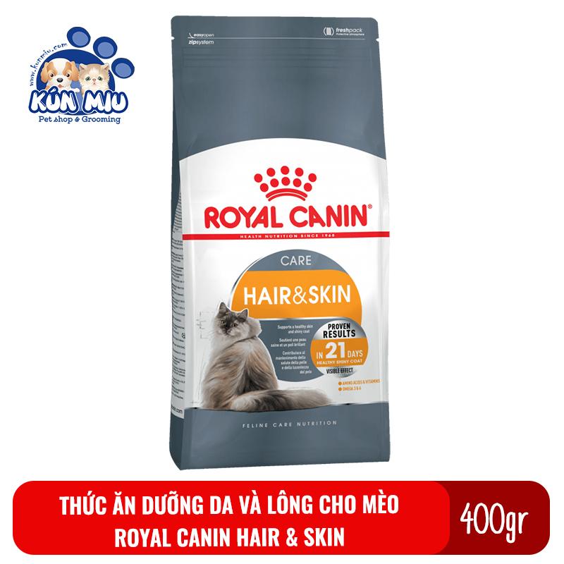Thức ăn mèo Canin Hair&Skin 400g