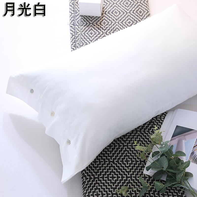 60 Vải Dệt Bằng Tơ Cotton Chất Lượng Cao Vỏ Gối Màu Cặp Cúc Áo Chiếc 100% Cotton 100% Cotton Gối Vỏ Bọc Đồng Bằng