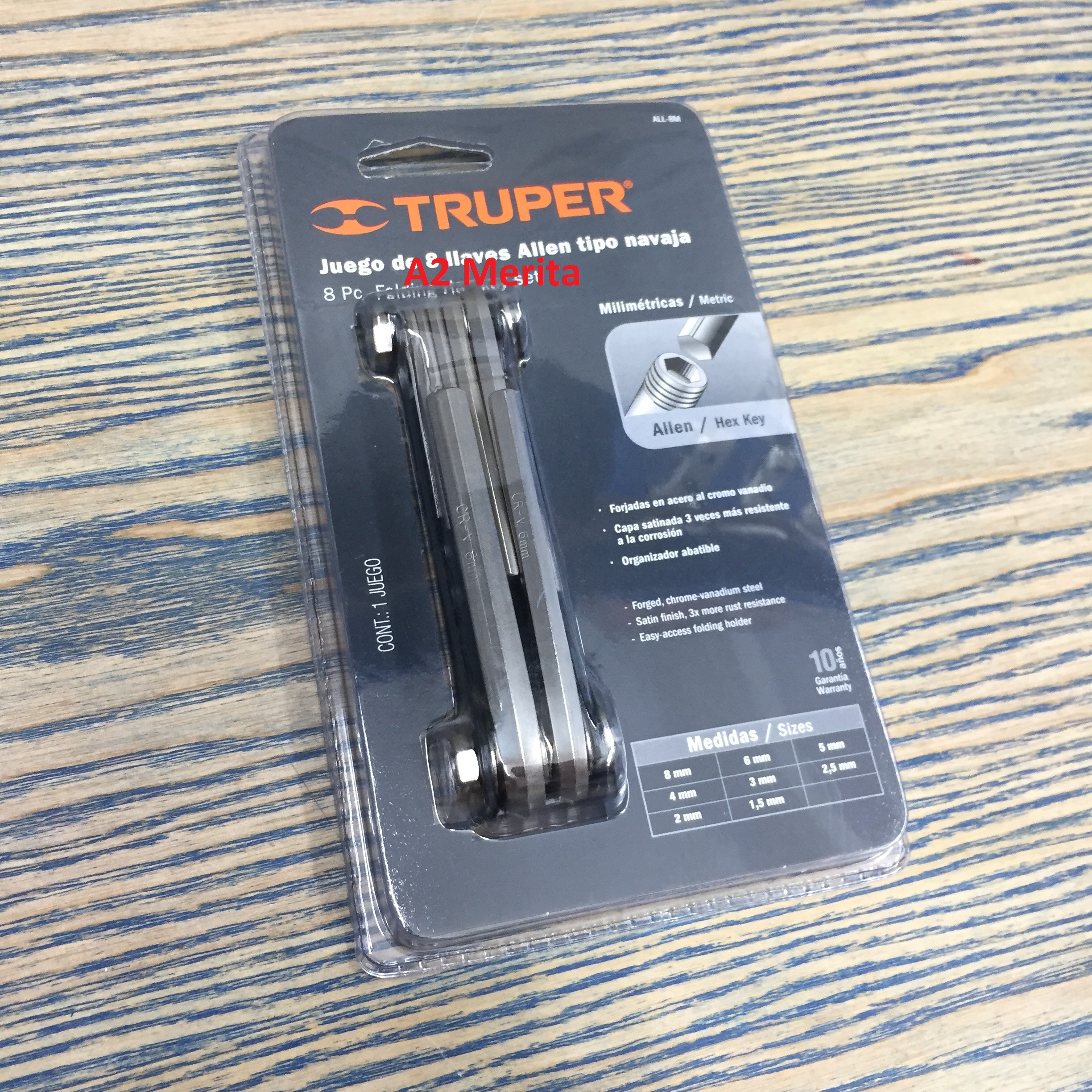 BỘ CHÌA LỤC GIÁC 8 TRONG 1 TRUPER 15555