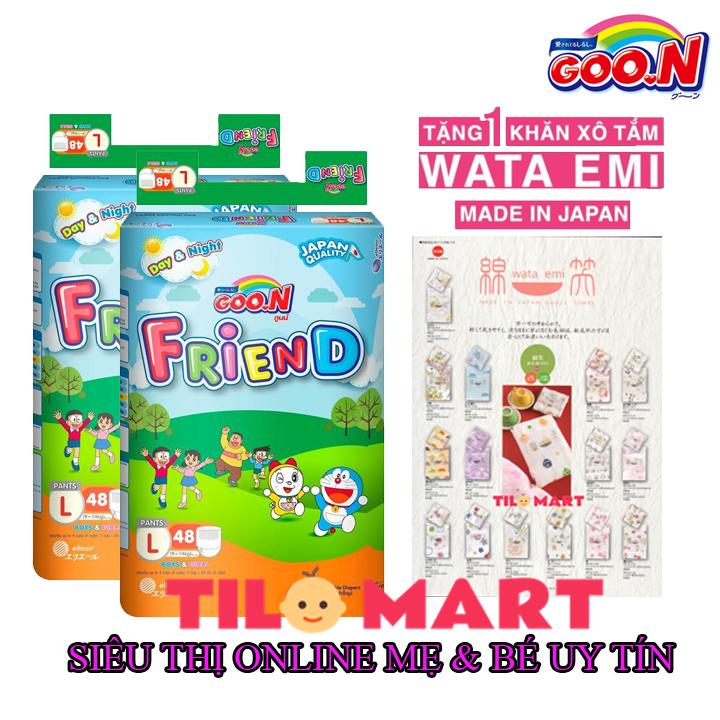 Combo 2 Bịch Tã quần Goo.N Friend L46 (9-14kg)