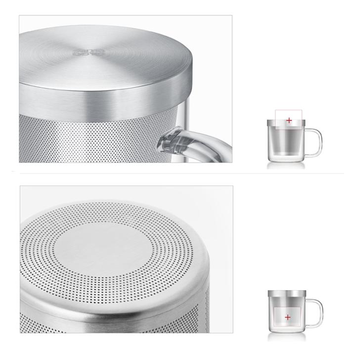 Ly lọc inox vàng Samadoyo S049B 350ml