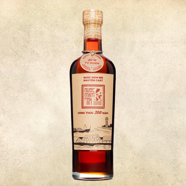 Nước mắm Tĩn Phan Thiết nhãn đỏ 500ml 40 độ đạm – thùng 6 chai