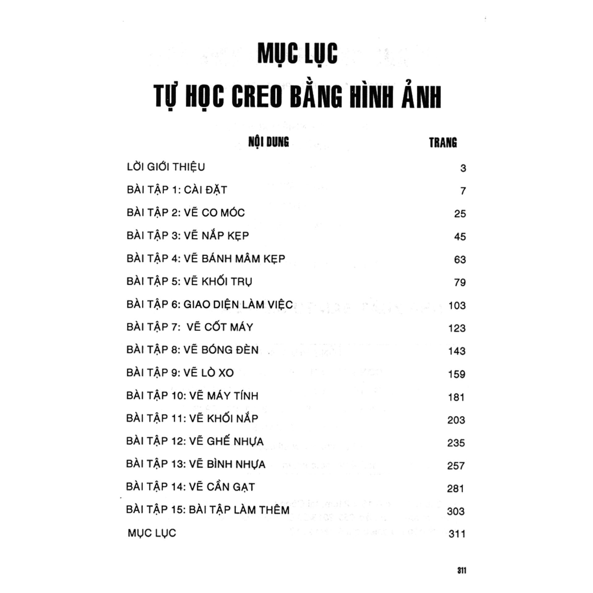Tự Học CREO Bằng Hình Ảnh