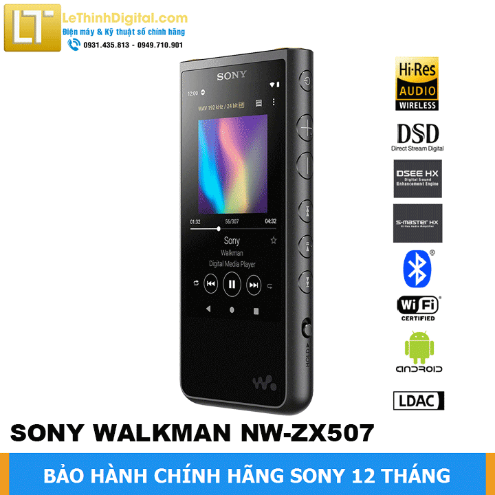 Máy Nghe Nhạc Sony NW-ZX507
