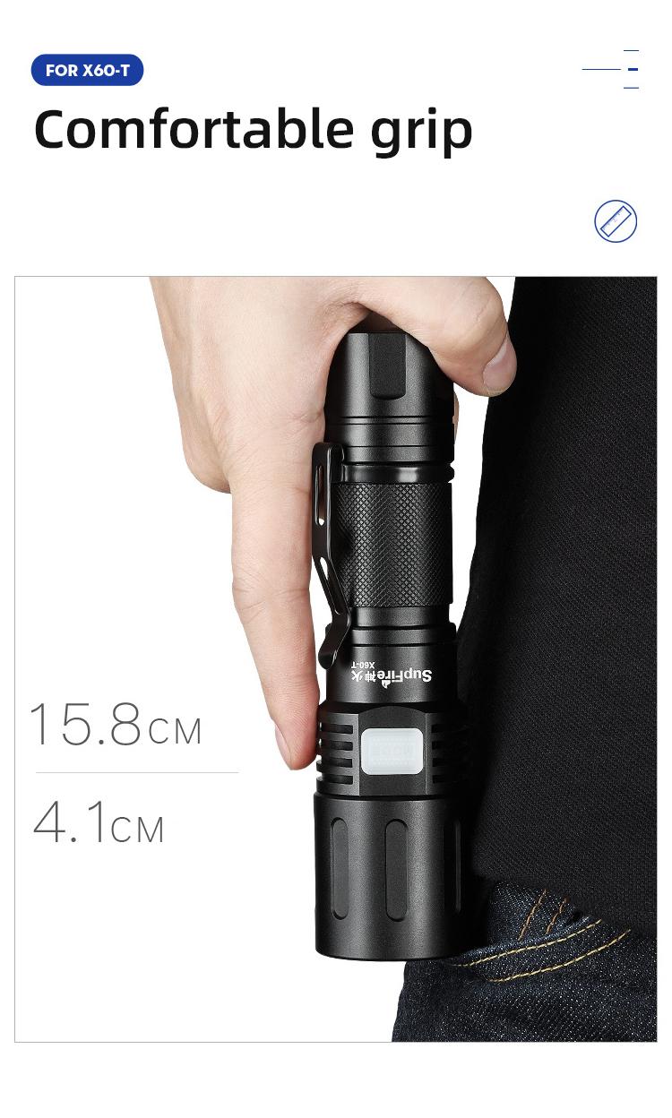 ĐÈN PIN SUPFIRE X60-T