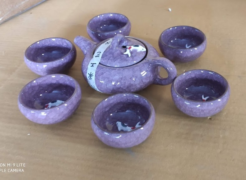Ấm trà hình cá 3D