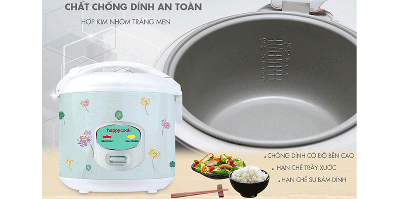 Nồi Cơm Điện HappyCook HCJ-1811 1.8L