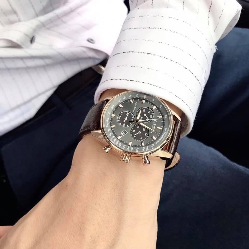 Đồng Hồ Nam Dây Da Citizen AT2393-17H
