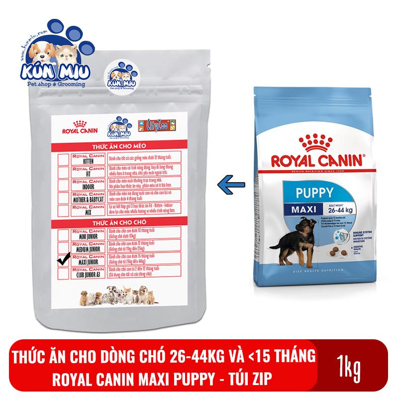 Thức ăn chó CANIN MAXI JUNIOR 1kg