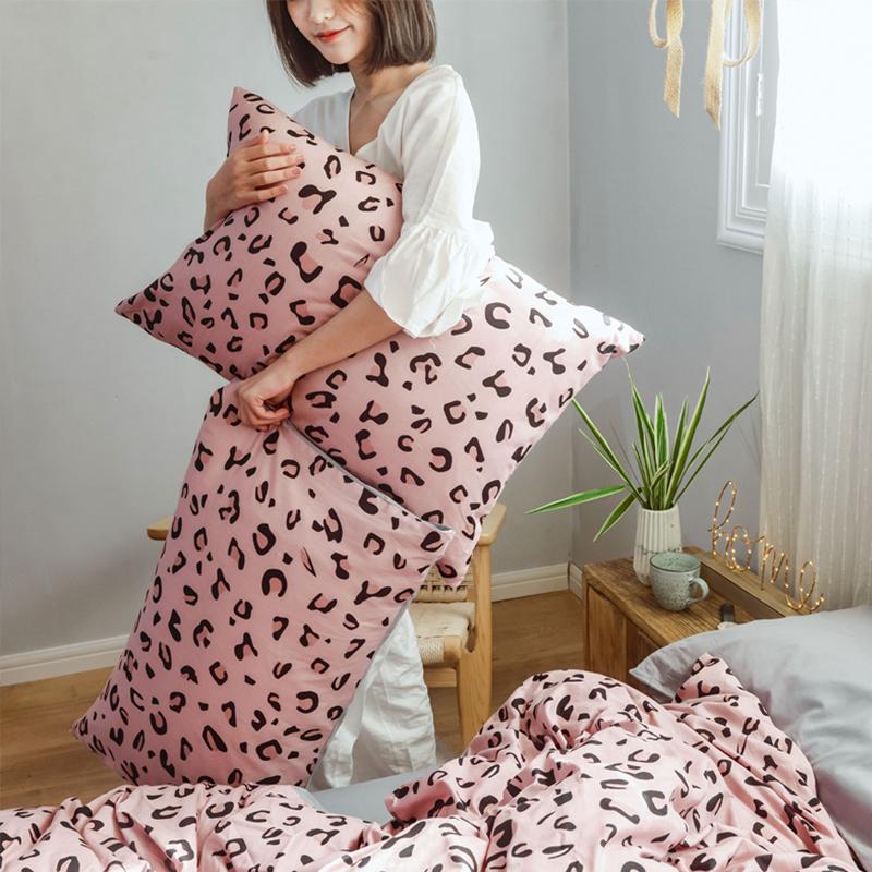 100% Cotton Vỏ Gối Cặp Giản Lược 100% Cotton Hoa In Vỏ Gối Đơn Ký Túc Xá Sinh Viên Bộ Ruột Gối 48X74 Cm