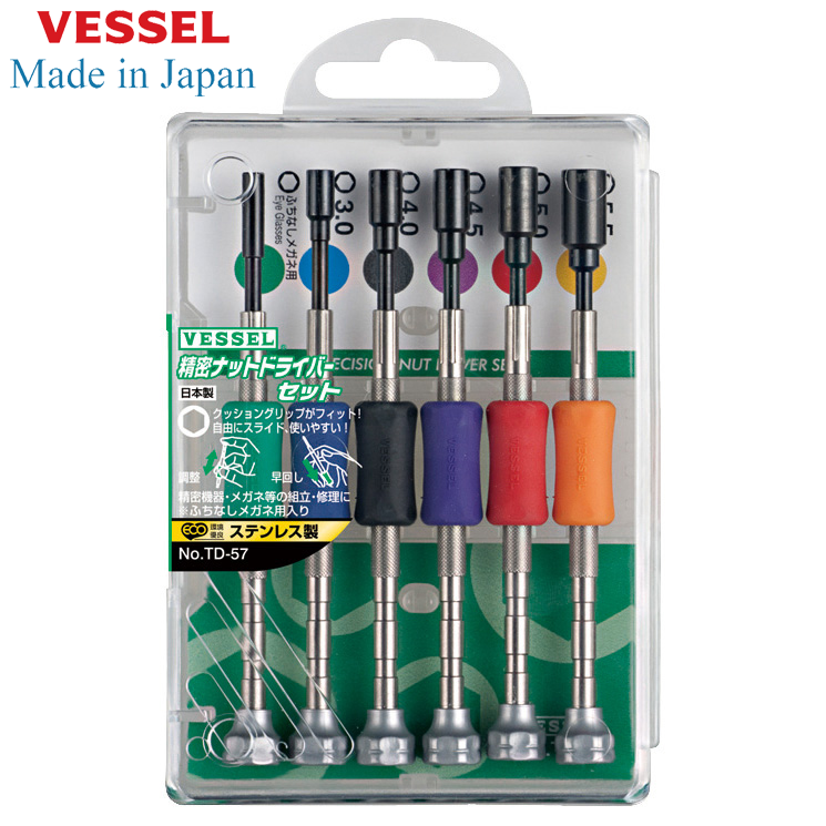 BỘ ĐẦU VẶN ỐC LỤC GIÁC 6 CHI TIẾT VESSEL TD-57