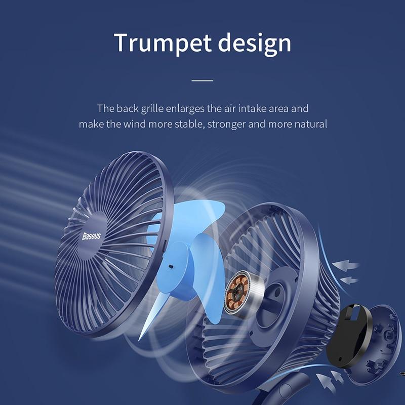 QUẠT MINI ĐỂ BÀN BASEUS BENKS OCEAN AIR