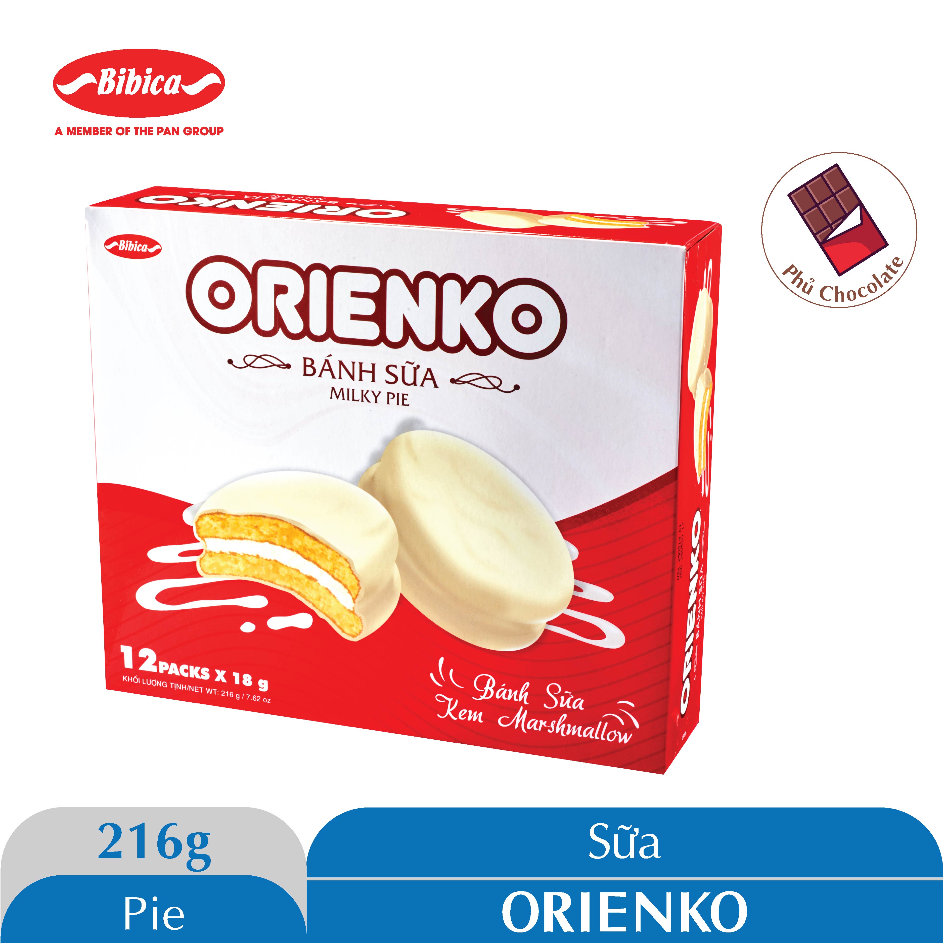 Bánh sữa Orienko 216g