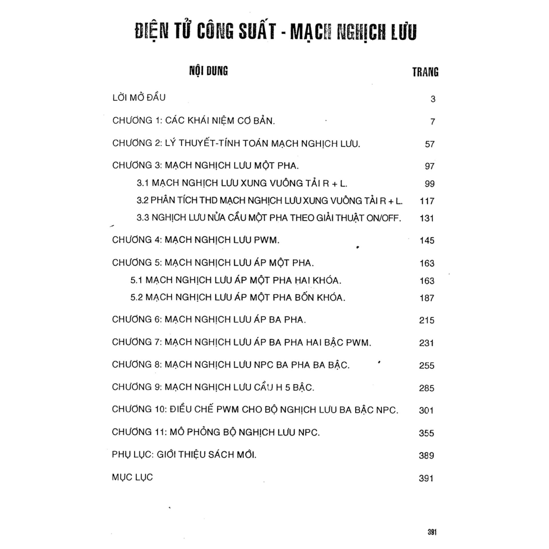 Điện Tử Công Suất Mạch Nghịch Lưu