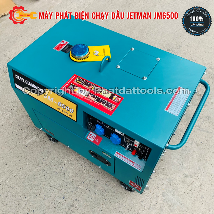 MÁY PHÁT ĐIỆN CHẠY DẦU JETMAN JM6500