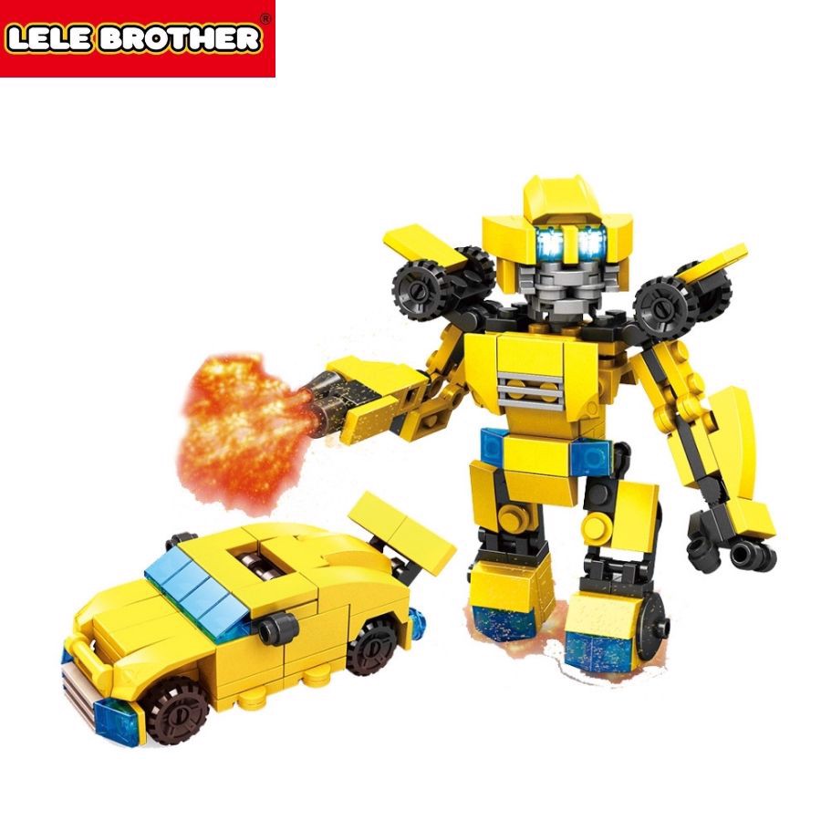 Hộp 4 bộ Lắp Ráp Chiến Binh Lele Brother 8519