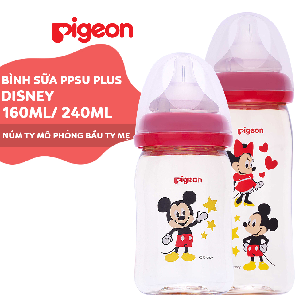 Bình sữa Pigeon Disney PPSU Plus D12222101 240ml