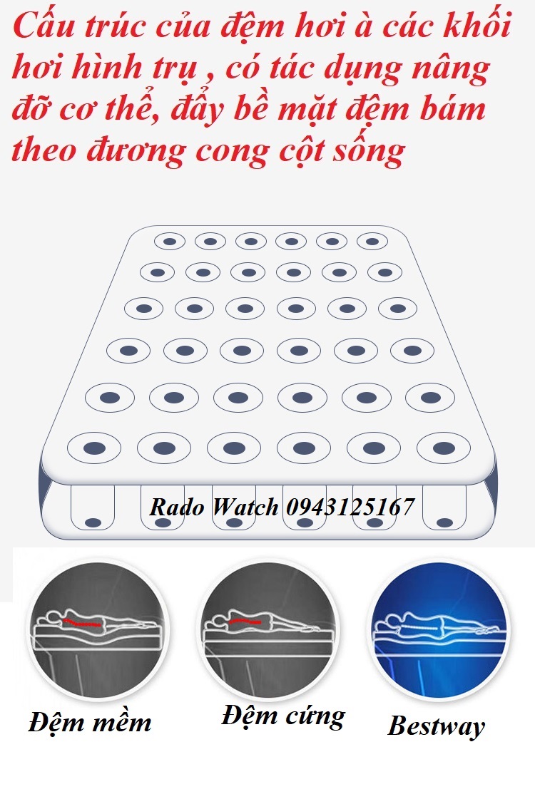NỆM HƠI BESTWAY 67003