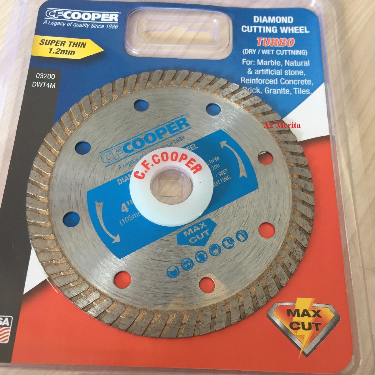 LƯỠI CẮT KIM CƯƠNG TURBO COOPER DWT4M