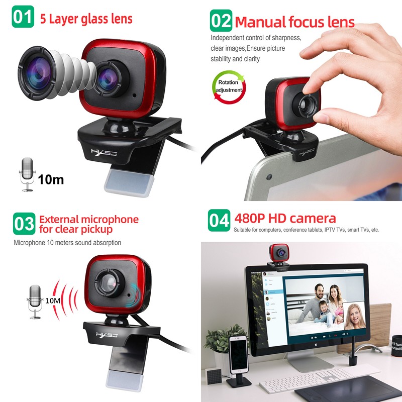WebCam HXSJ A849