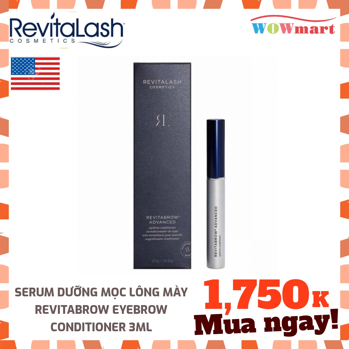 RevitaBrow EyeBrow Conditioner - hỗ trợ mọc lông mày của Mỹ