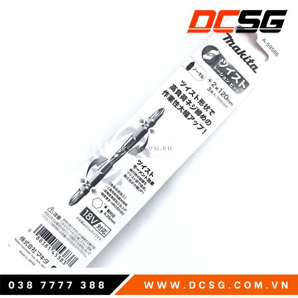 MŨI VÍT 2 ĐẦU MAKITA A-59586