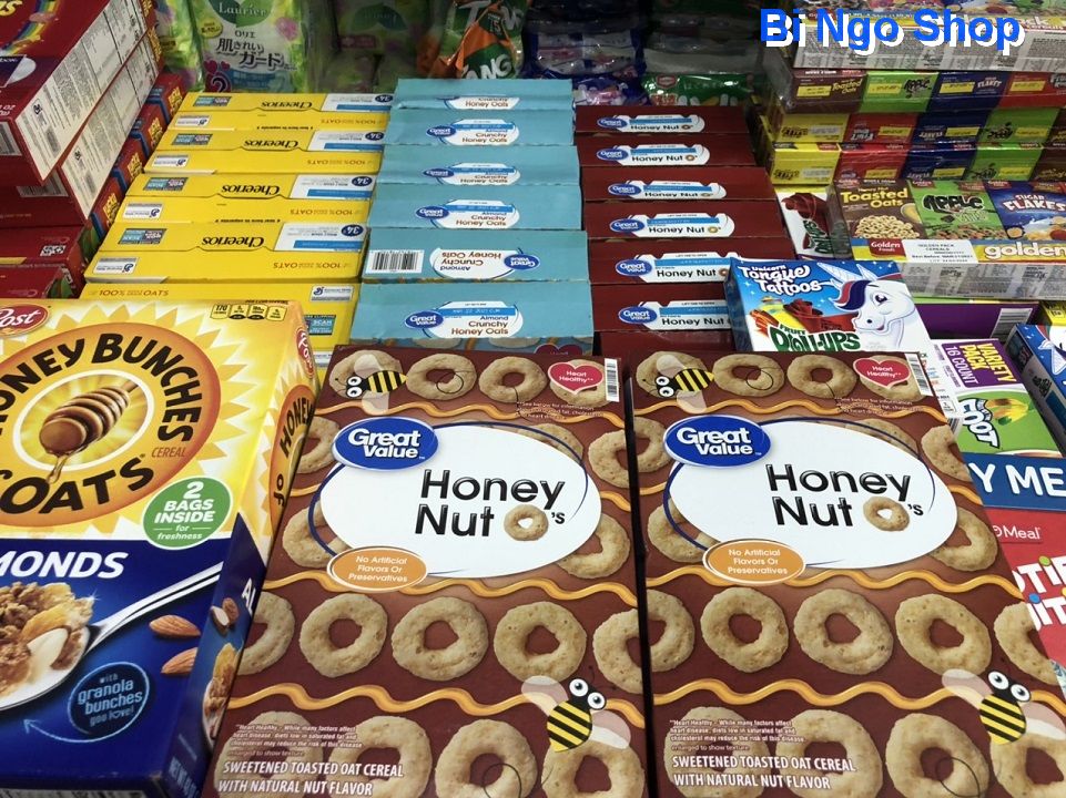 Ngũ cốc ăn sáng Cheerios Honey Nuts 552g