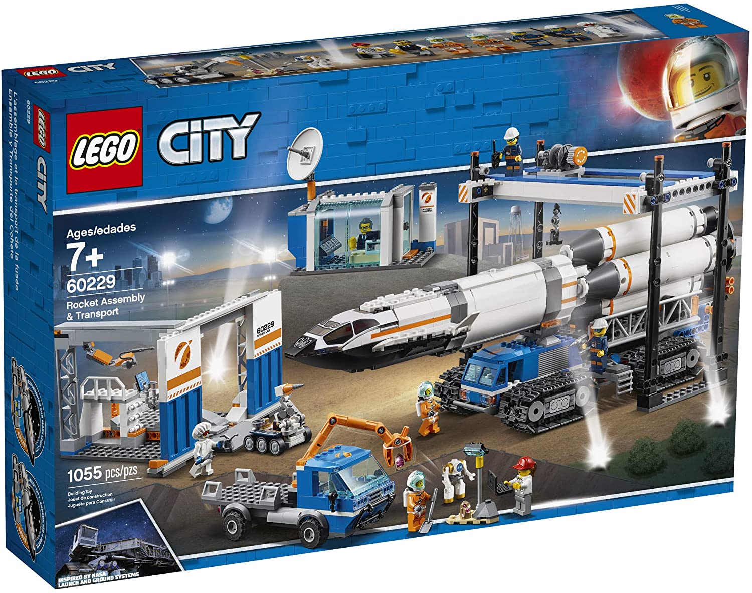 LEGO CITY 60229 Lắp Ráp Và Vận Chuyển Tên Lửa