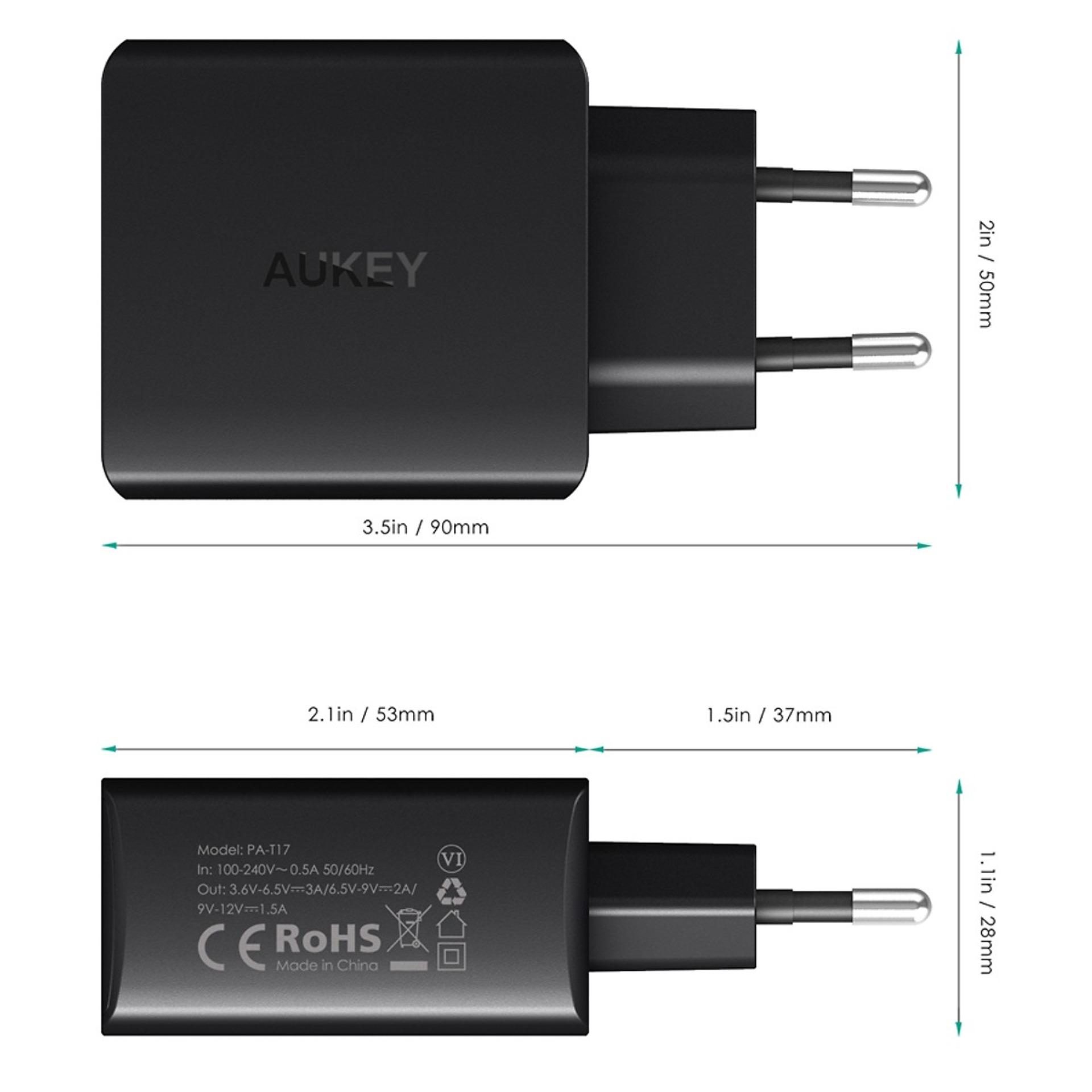 Sạc Aukey PA-T17 Quick Charge 3.0