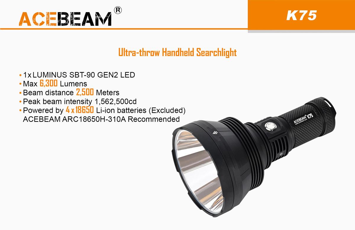 ĐÈN PIN ACEBEAM K75