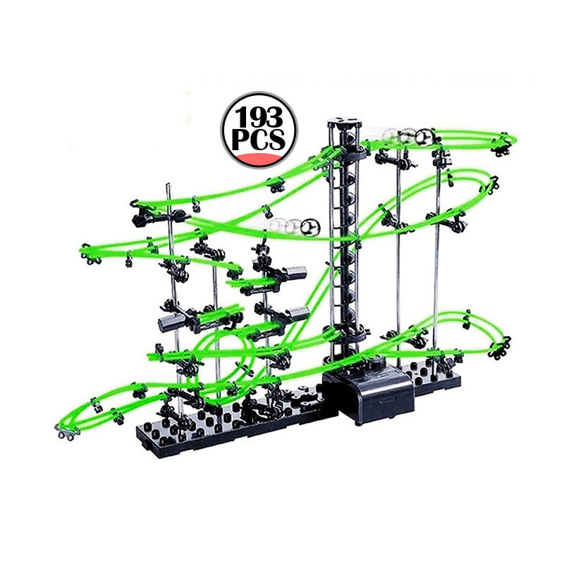 Bộ lắp ráp vòng bi chuyển động phát sáng Spacerail 193pcs