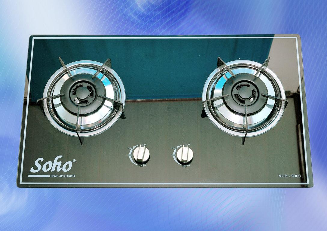 Bếp gas âm kính Soho 9900