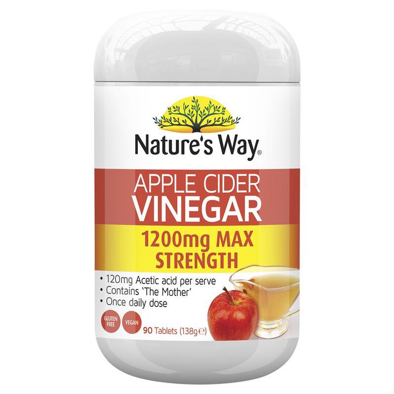 Giấm táo Natures Way Apple Cider Vinegar Diet