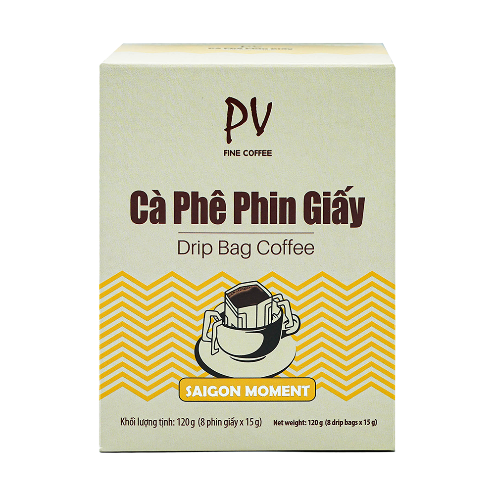 Cà Phê Phin Giấy PV Fine Coffee Saigon Moment