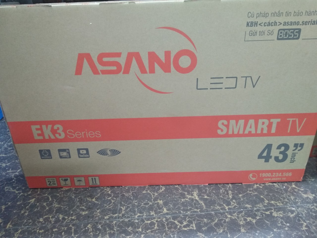 Smart Tivi Asano 43EK7 43 inch Full HD