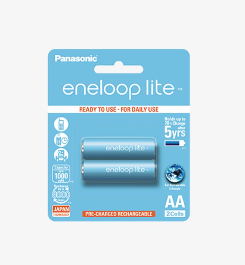 Pin sạc Panasonic Eneloop lite (2v AA) BK-3LCCE/2BV