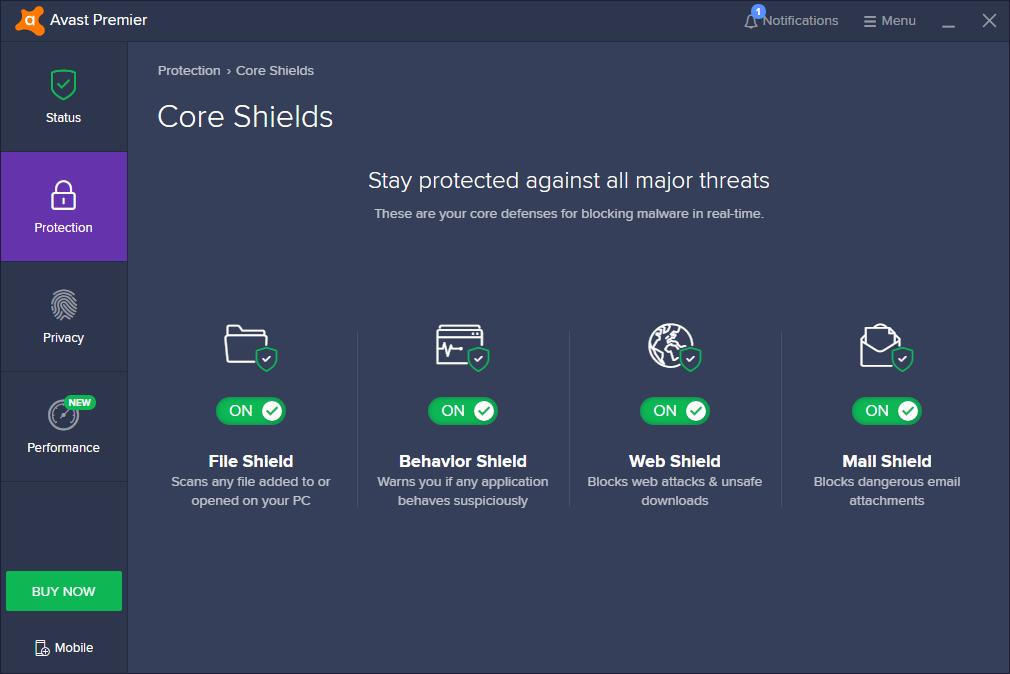 Phần mềm Avast Premium Security License Key 2021 1 năm 1 PC