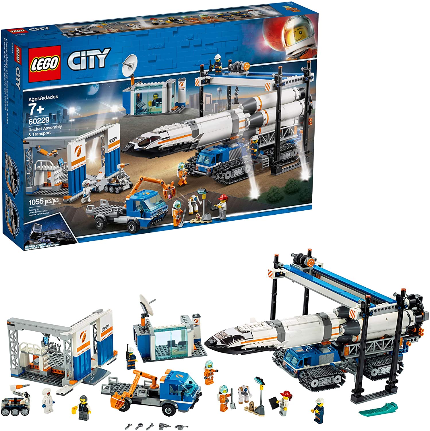 LEGO CITY 60229 Lắp Ráp Và Vận Chuyển Tên Lửa