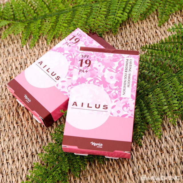 Phấn nền Naris Ailus Lasting Smooth Powder Foundation