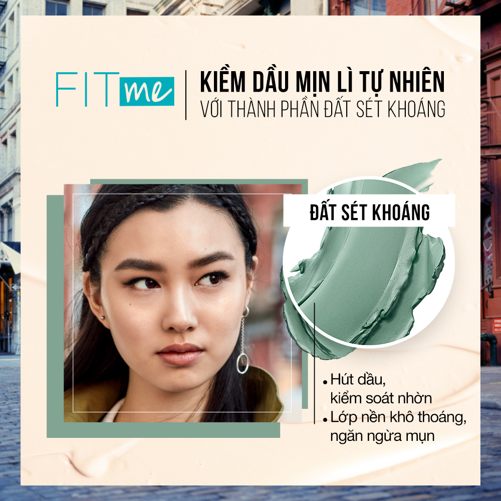 Kem Nền Maybelline Fit Me Foundation Matte - 30ml