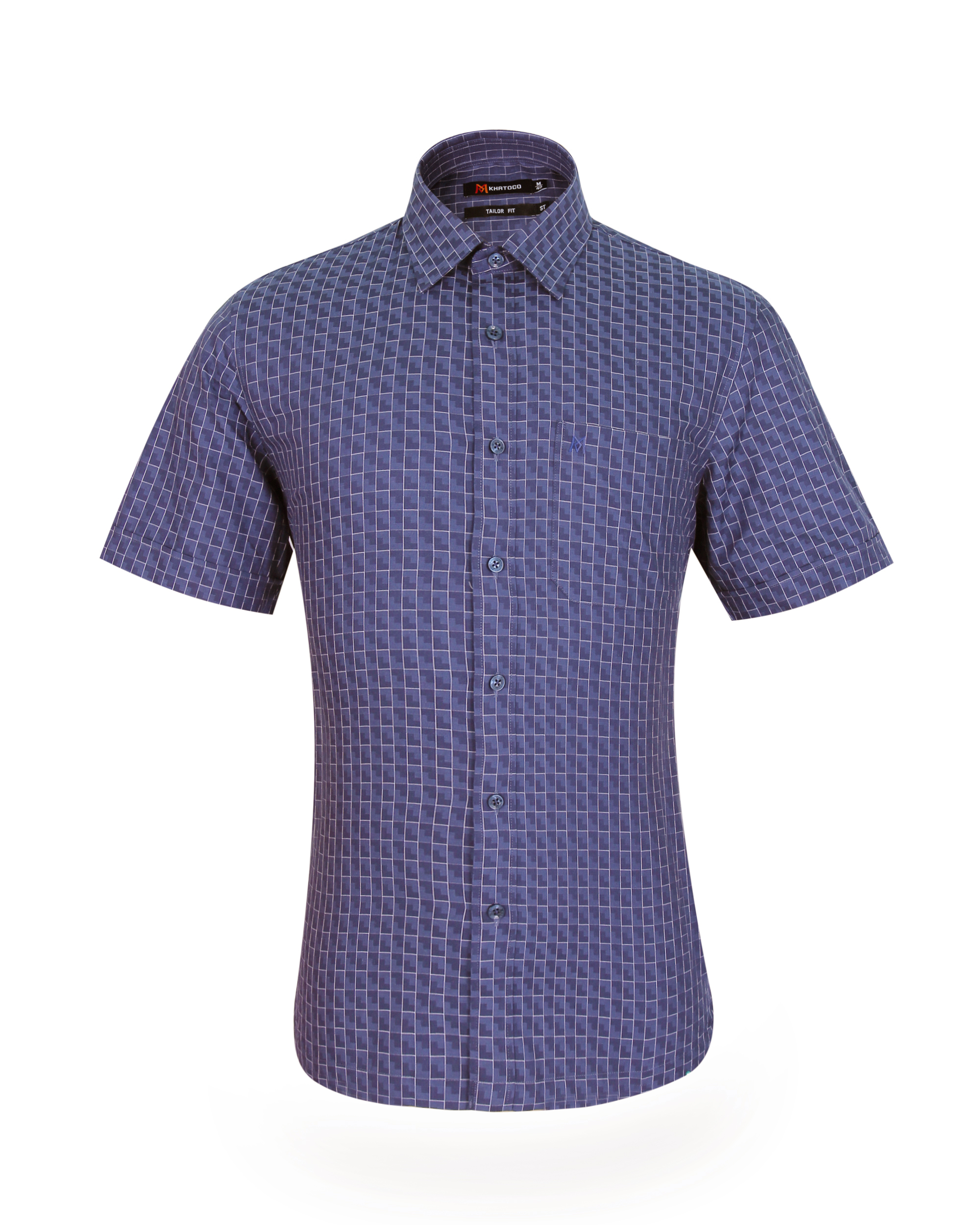 Áo sơ mi nam Khatoco A1MN378T2