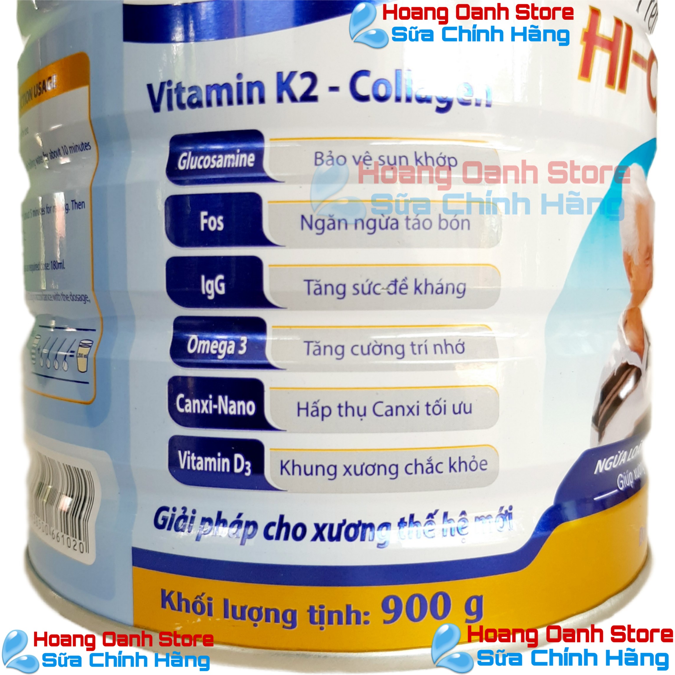 Sữa bột Goldmilk Hi-Canxi 900g