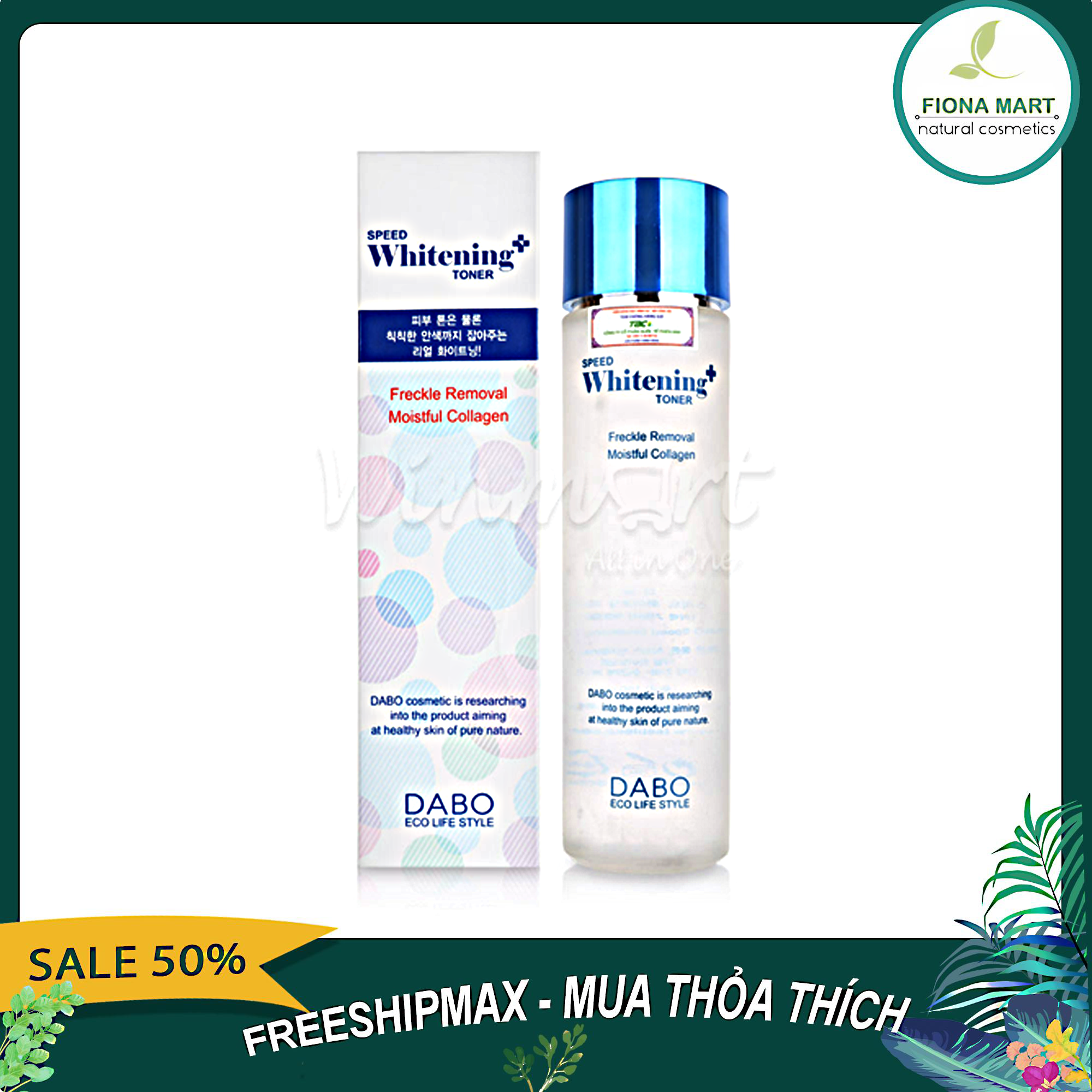 Sữa Dưỡng Thể Trắng Da Dabo Speed Whitening Emulsion (150ml)
