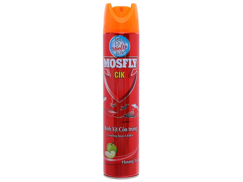Bình Xịt Côn Trùng Mosfly CIK Hương Táo 600ml