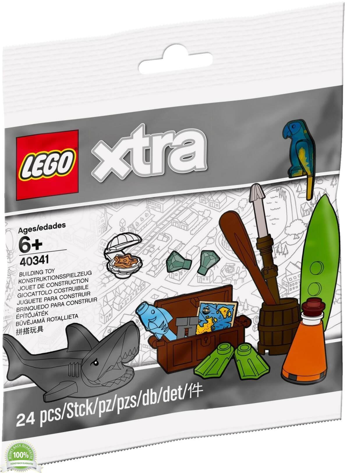 Đồ chơi lắp ráp Lego City 40341 - Cá Mập Và Đồ Thợ Lặn
