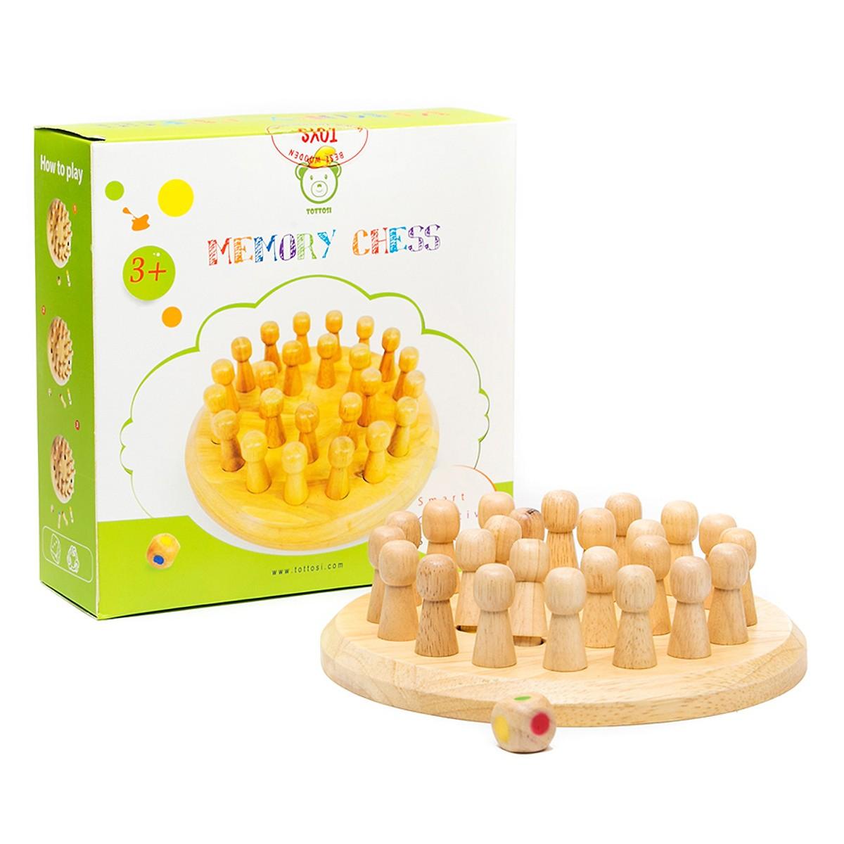 Đồ Chơi Gỗ Cờ Trí Nhớ Tottosi 601005