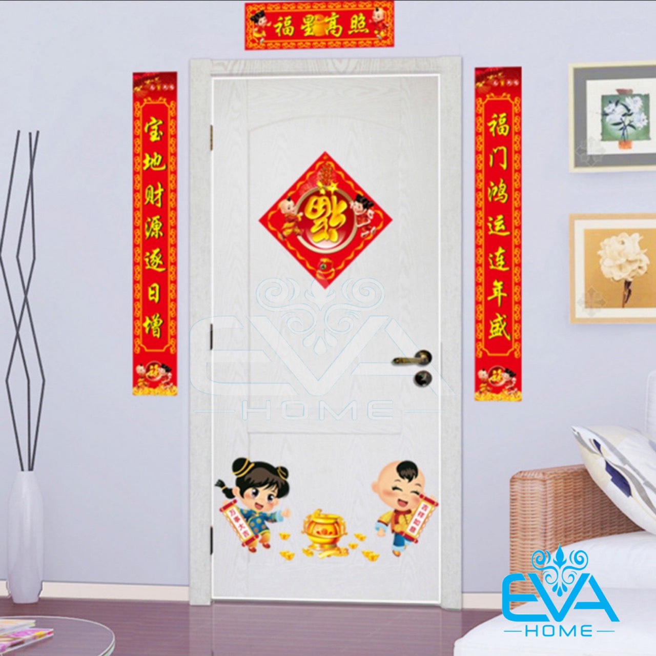Decal Liễn Xuân