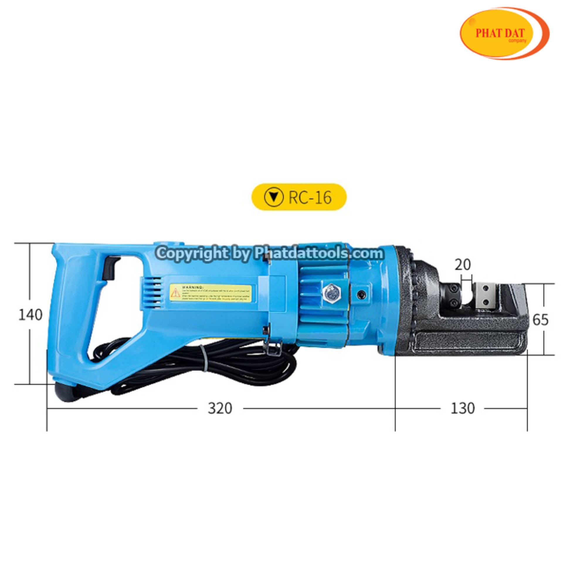 MÁY CẮT SẮT THỦY LỰC RC-16