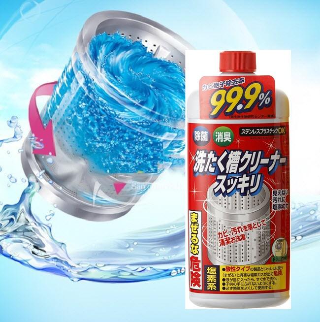 Nước tẩy lồng máy giặt Rocket combo 2 chai