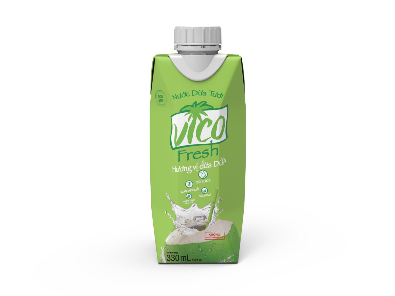 Nước dừa Dứa Vico Fresh 330ml